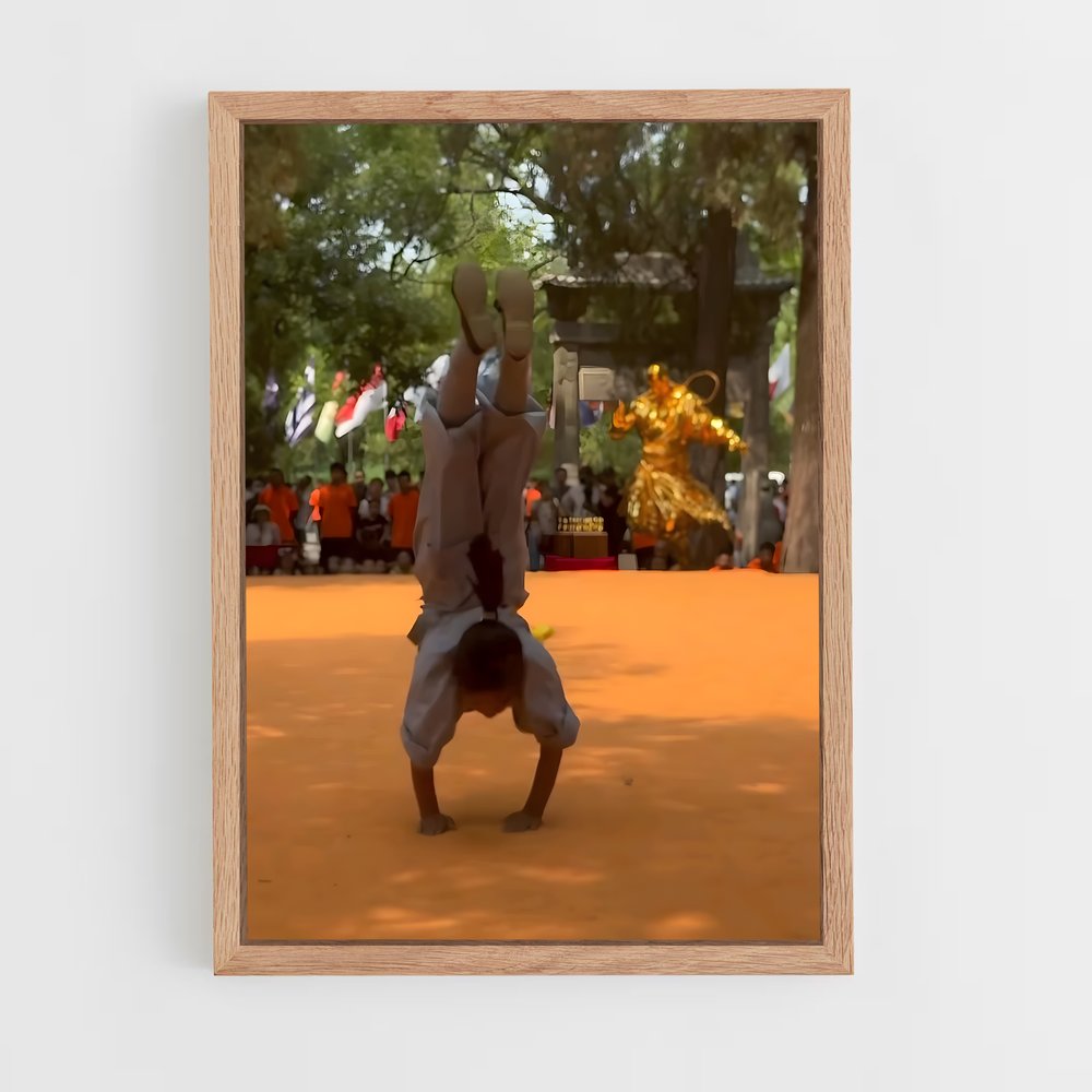 Poster Maître Wushu – affiche Kung Fu (vue 4)